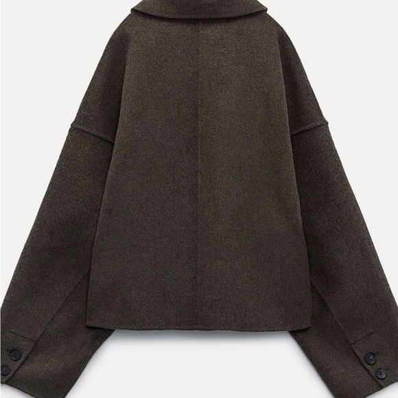 Zara Wool Blend Jacket - Picture 4 of 6